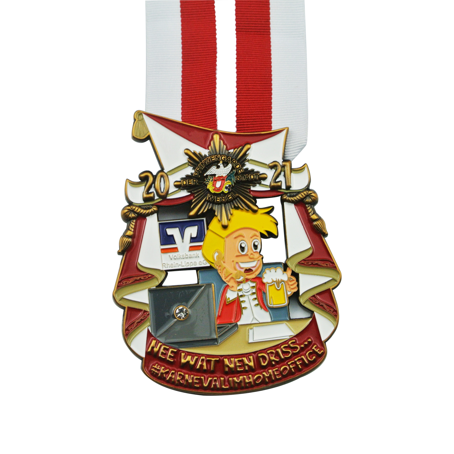 u003Ci>Cheerleading Fiesta Carnival Medal 【Antique Silver Plated, Casted, Individual Shape Enamel Colors, Incl.u003C/i>u003Cb>チアリーダーフィエスタカーニバルメダル【アンティークシルバーメッキ、キャスト、個性的な形のエナメルカラー、税込。u003C/b> u003Ci>Cord】u003C/i>u003Cb>コード】u003C/b>